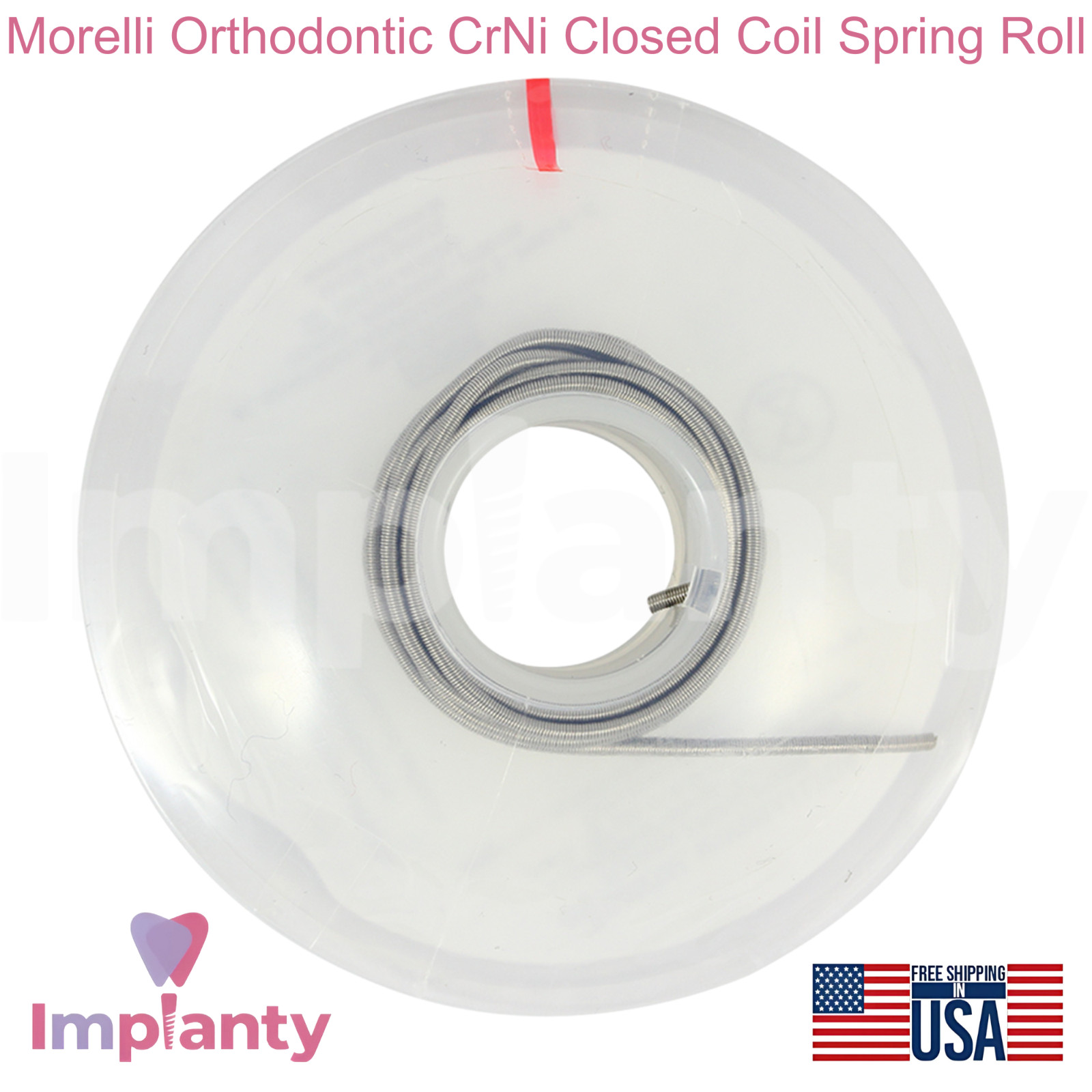 Morelli 0rthodontic Cr-Ni Closed Coil Spring Roll Heavier Force Dentistry Tool