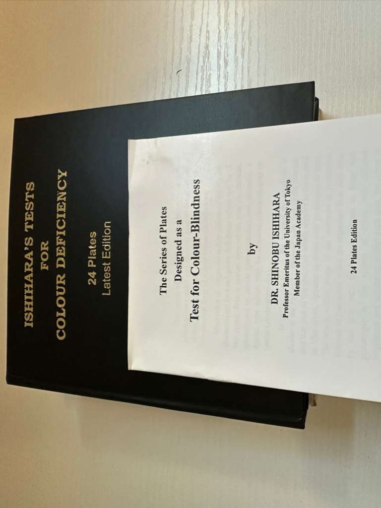 Ishihara 24 Plates Color Blindness Test Book – Latest Edition | Liberty USA