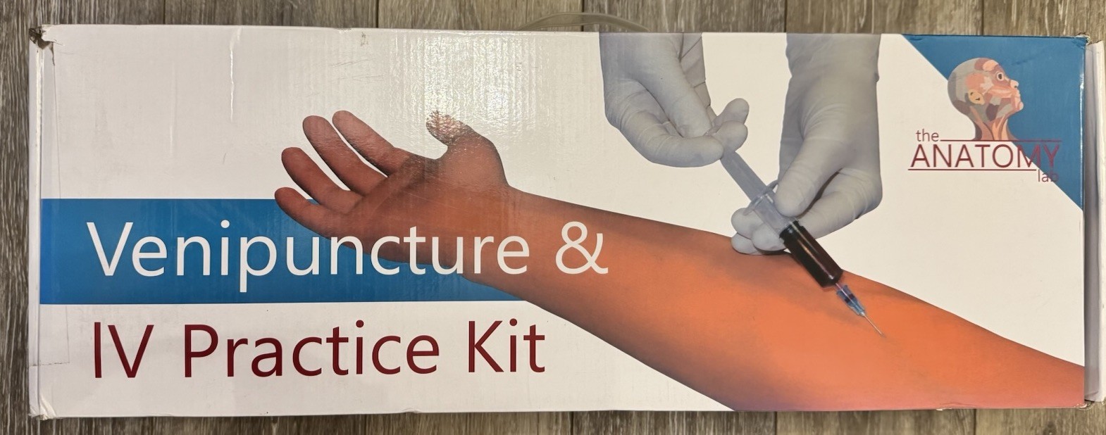 Anatomy Lab Premium IV and Venipuncture Training Kit Practice Phlebotomy Arm