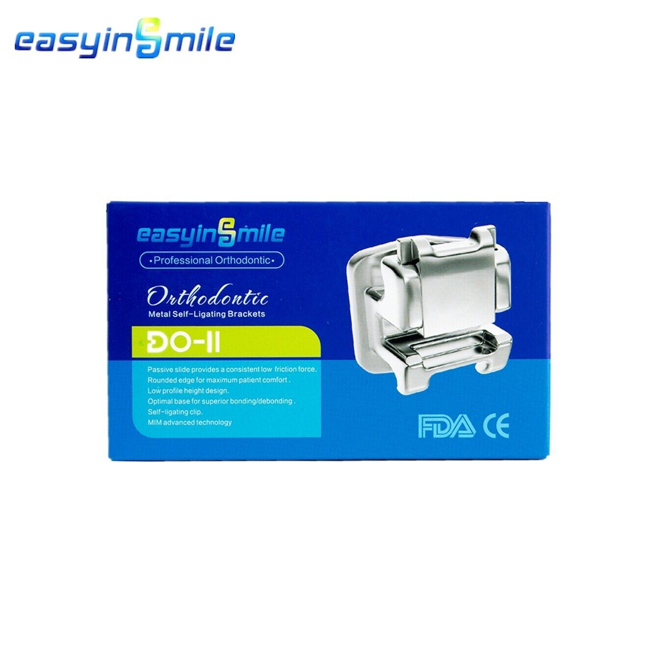Dental Orthodontic Brackets Self-ligating MINI braces Roth/MBT bonding adhesive