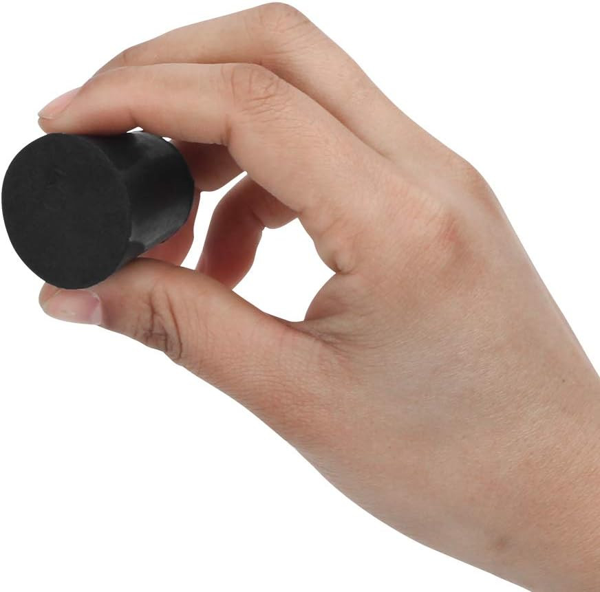 27 Pack (10 Assorted Sizes) 000# – 7# Tapered Lab Bungs Solid Rubber Stoppers