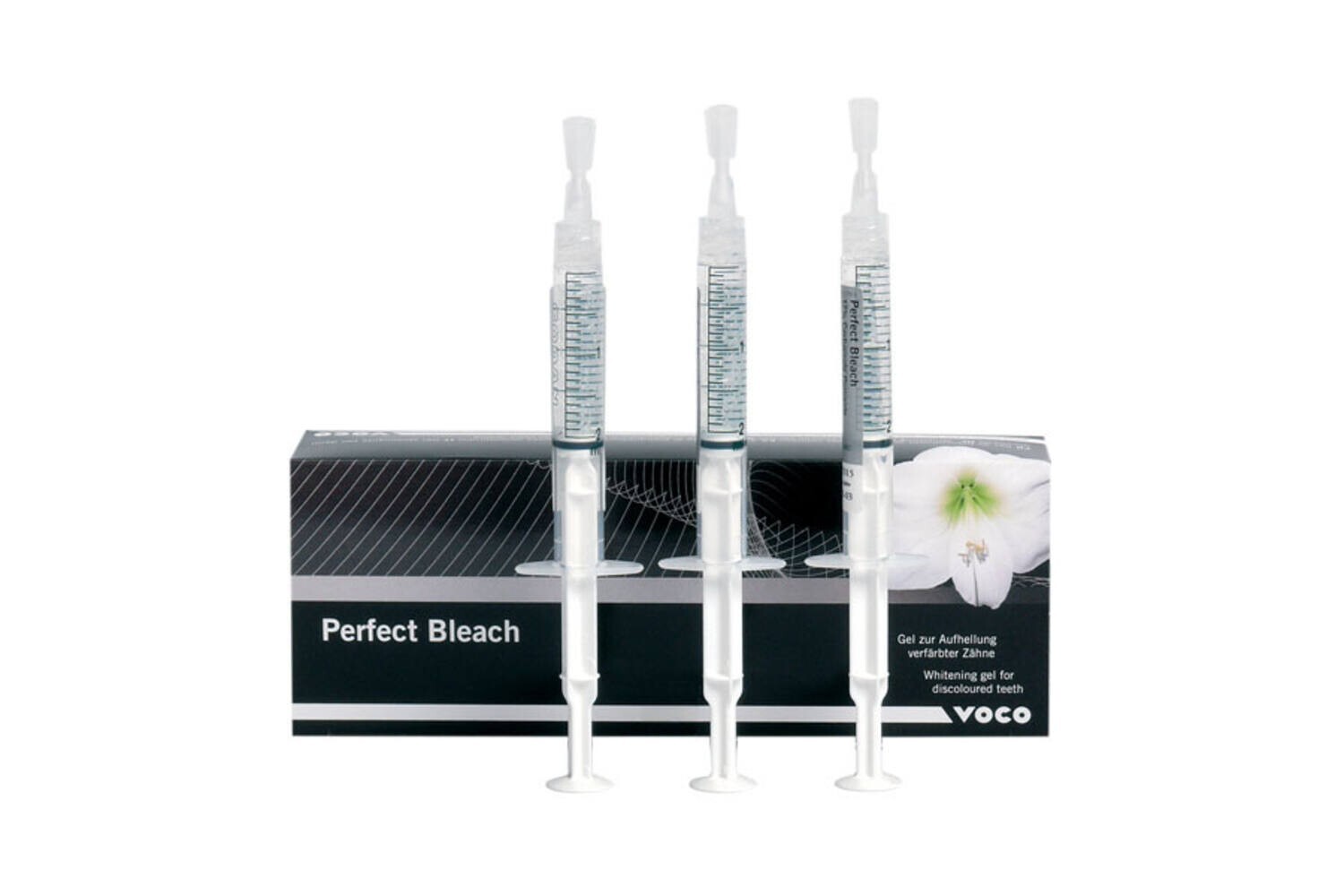 VOCO Perfect Bleach 16 Per Cent Refill Syr (3 x 2.4ml) Whitening Gel (Free Ship)