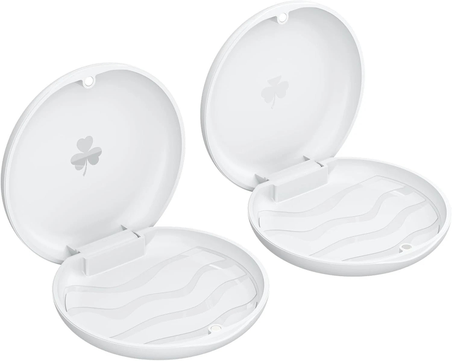 Mini Size 2 Pack Orthodontic Retainer Cases – Clean & Safe Mouthguard Storage