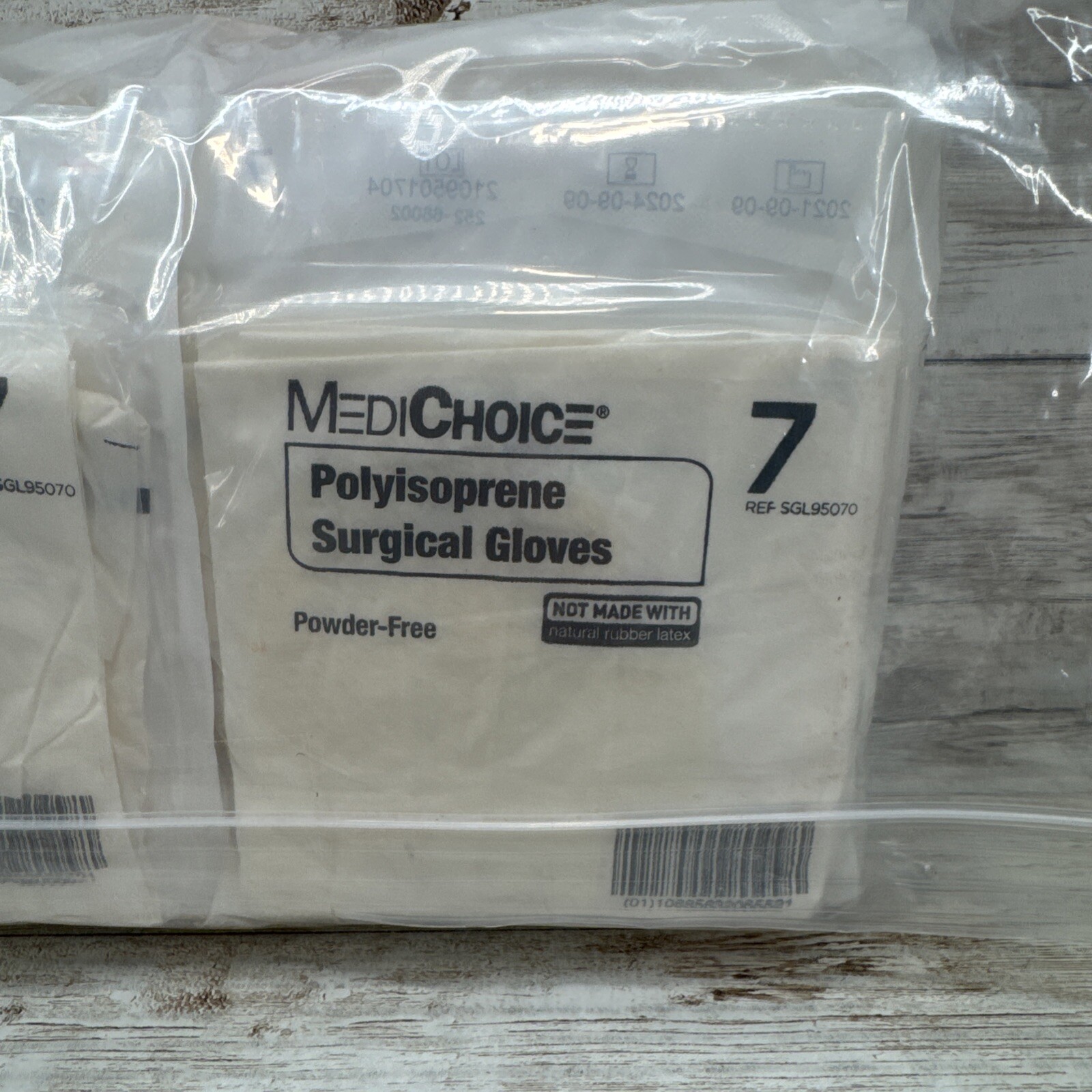 MediChoice Polyisoprene Surgical Gloves Sterile *27 Pair* Size: 7 *See Dates*