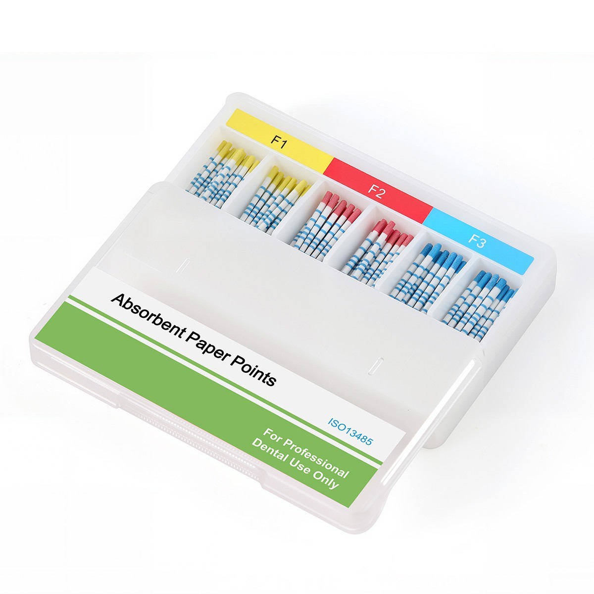 500pcs Dental Endodontic Absorbent Paper Points with Scale Taper F1.F2.F3 mixed