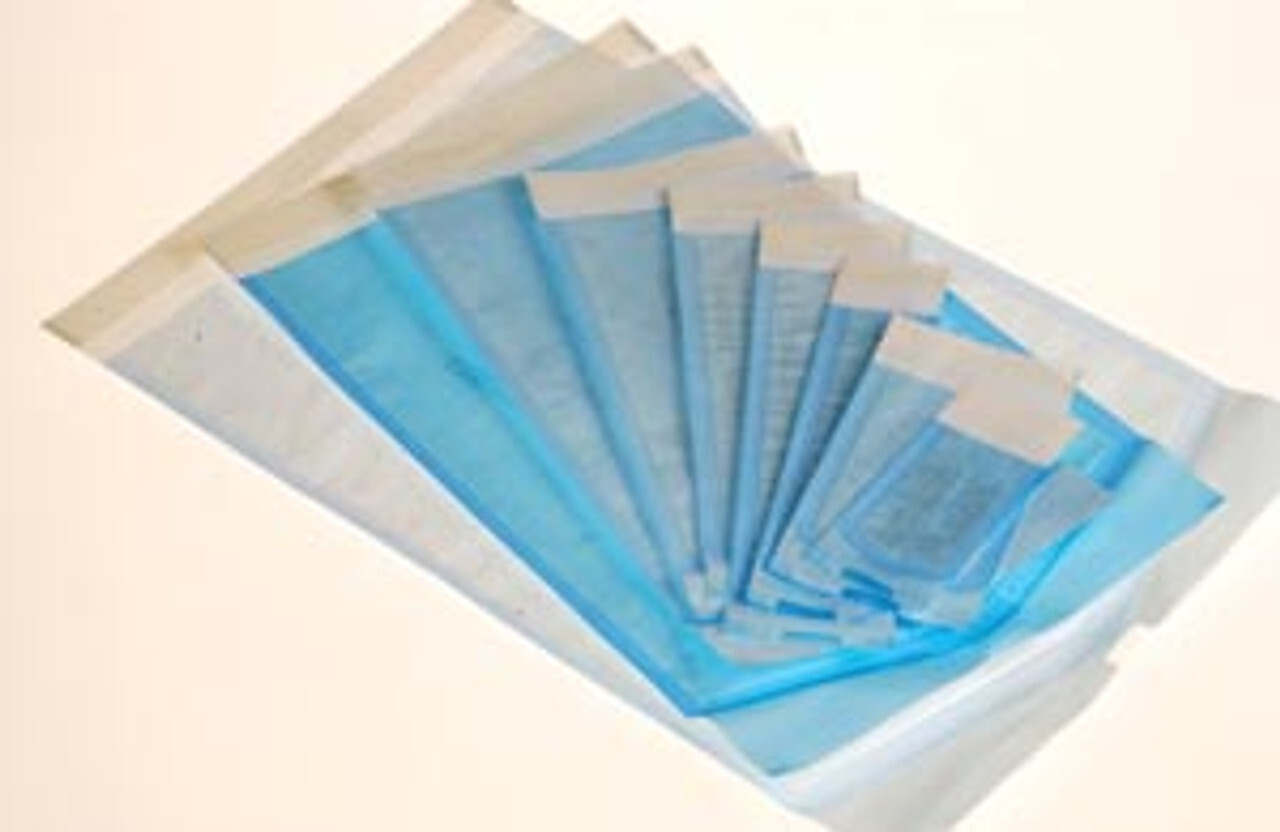 Crosstex SCB1X Duo-Check Self-Sealing Sterilization Pouches 4.25″ X 11″ 2000/Bx