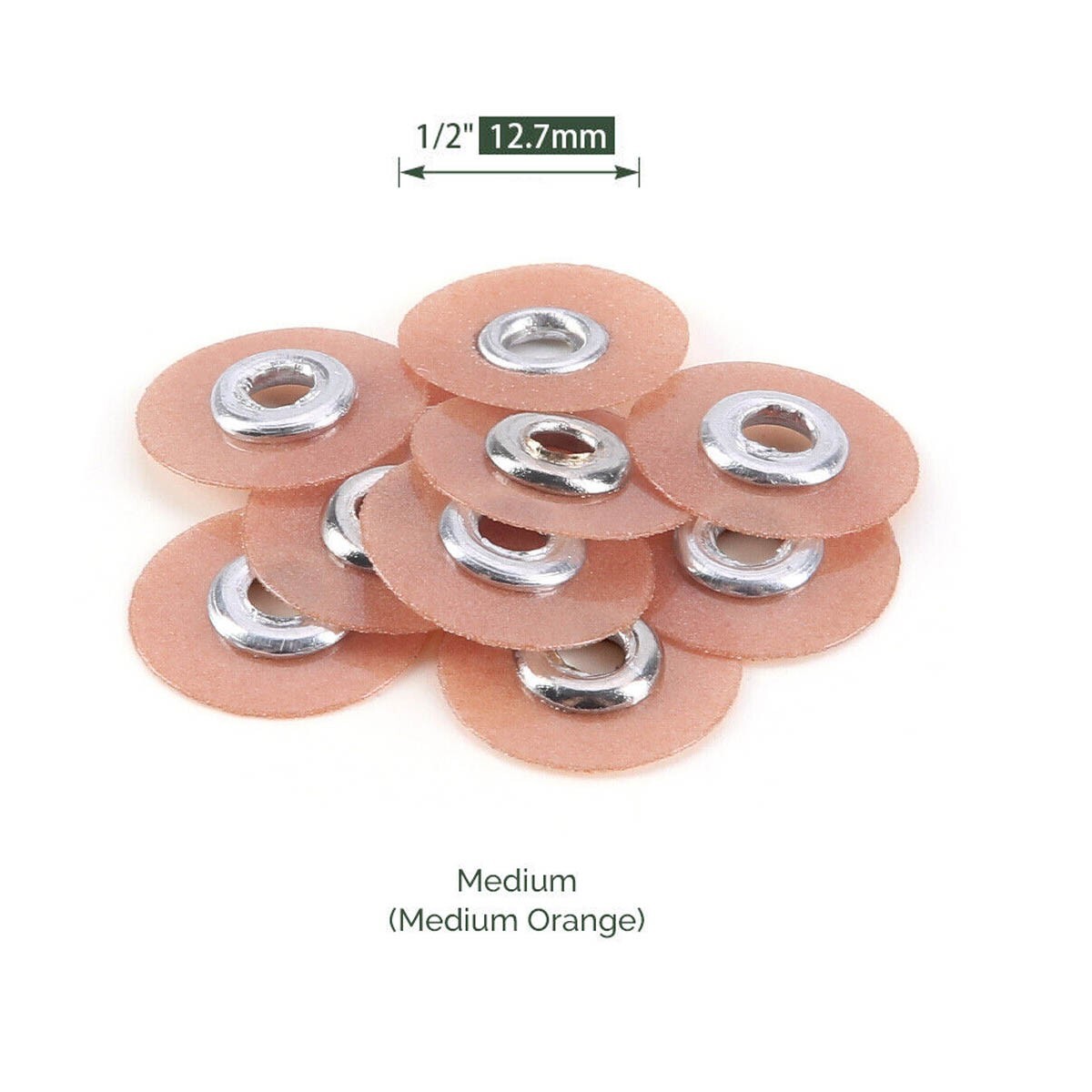 200PCS Dental SOFLEX discs Medium Composite Polishing Finishing Discs 12.7mm