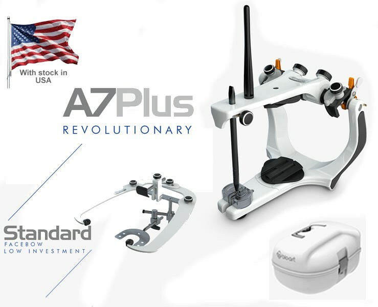BioArt A7-Plus Semi-Adjustable Articulator / Standard Face Bow & Case + T. Campe