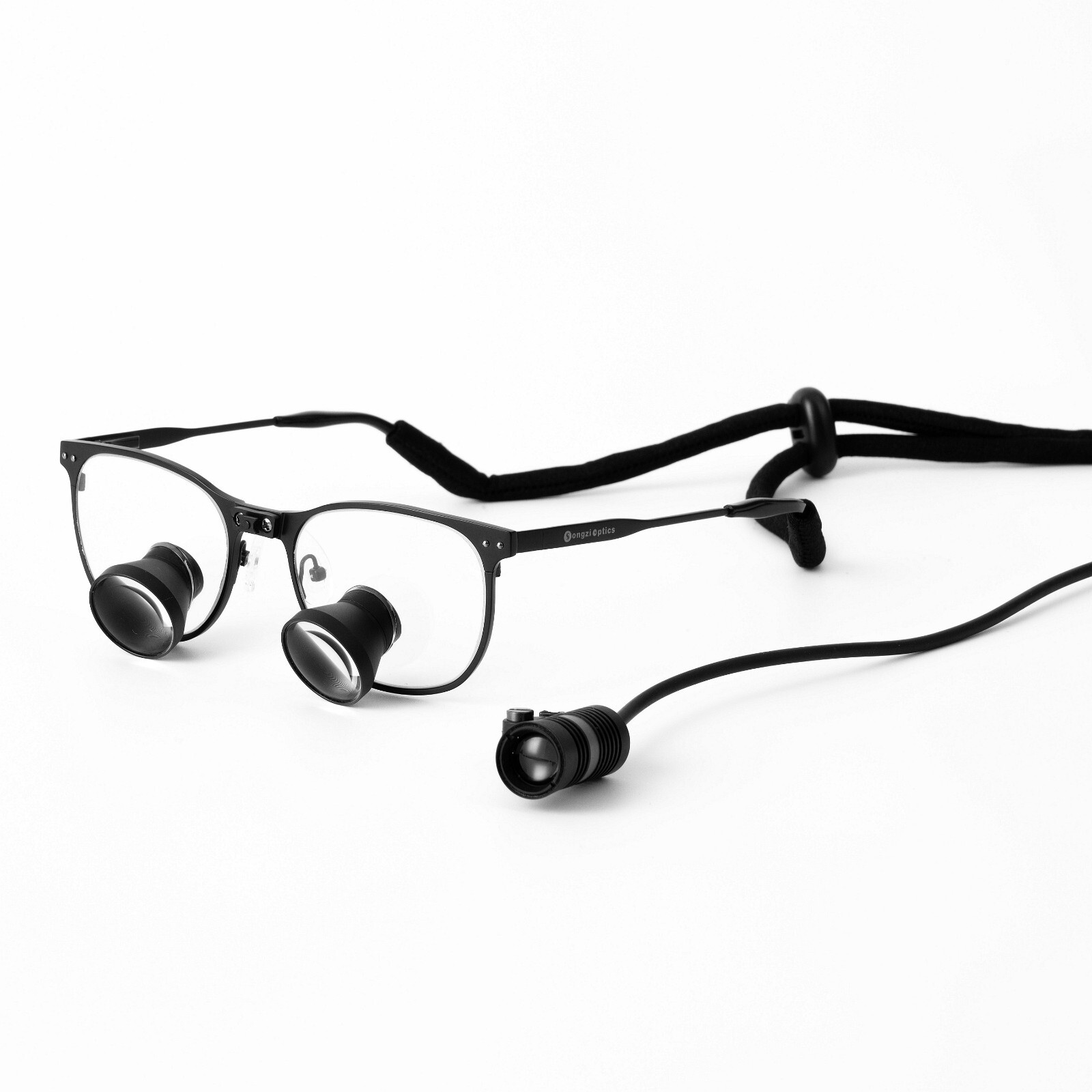2.5X 3X 3.5X TTL Titanium Frame Dental Surgical Loupes with LED Headlight