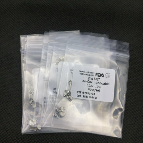 Dental Orthodontic Buccal Tubes 1st 2nd Molar Roth/MBT 022 Bondable Non-Conv