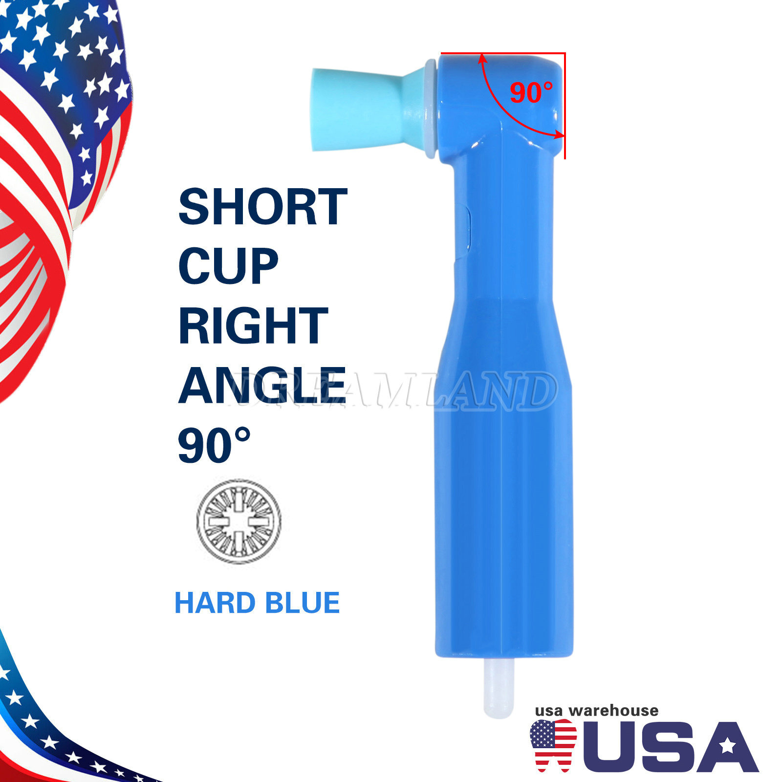 100 dental disposable prophy angles Firm cup Latex Free FDA CE