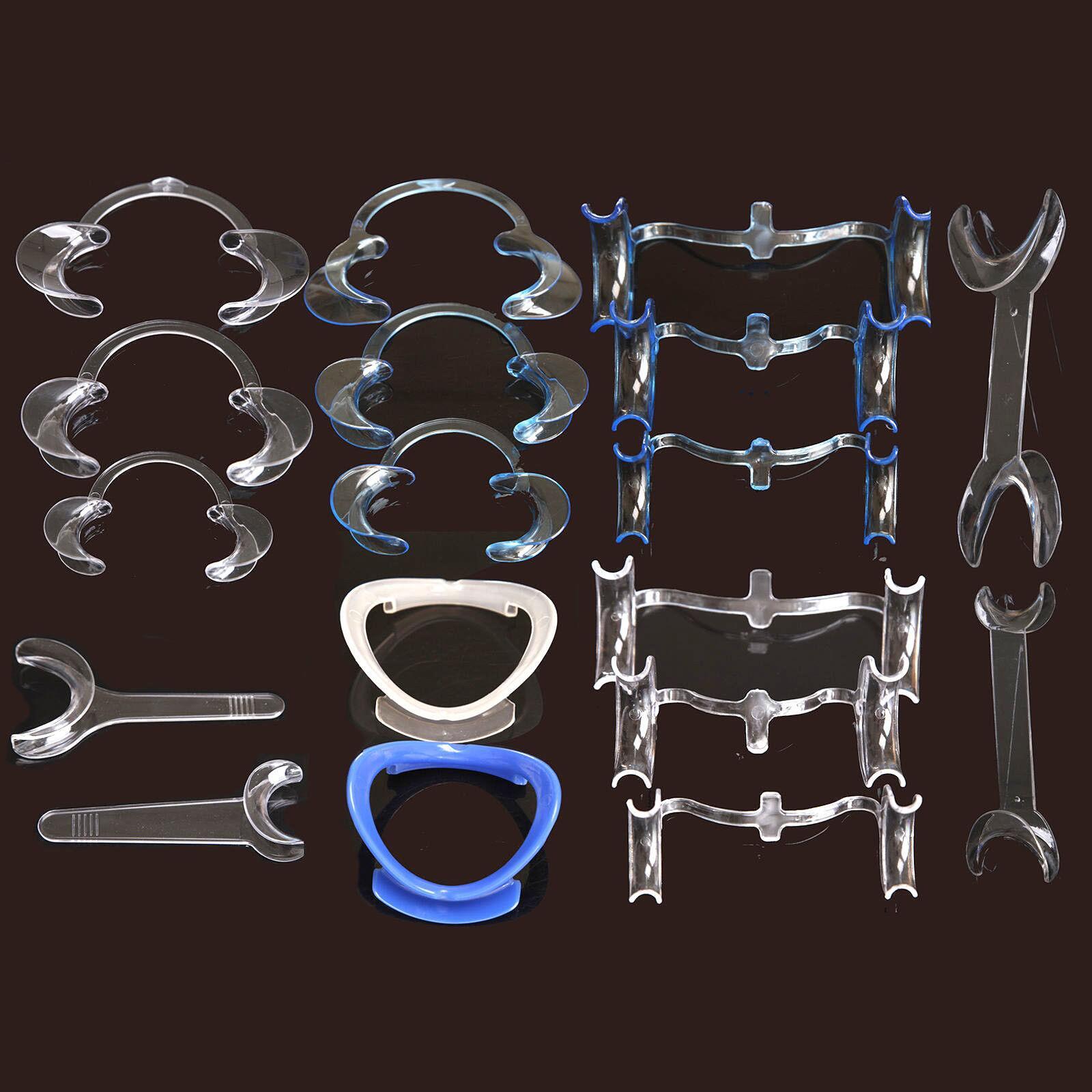 Dental Intraoral Cheek Lip Retractor Mouth Opener C+O+W+T+Fishtail 12 sizes