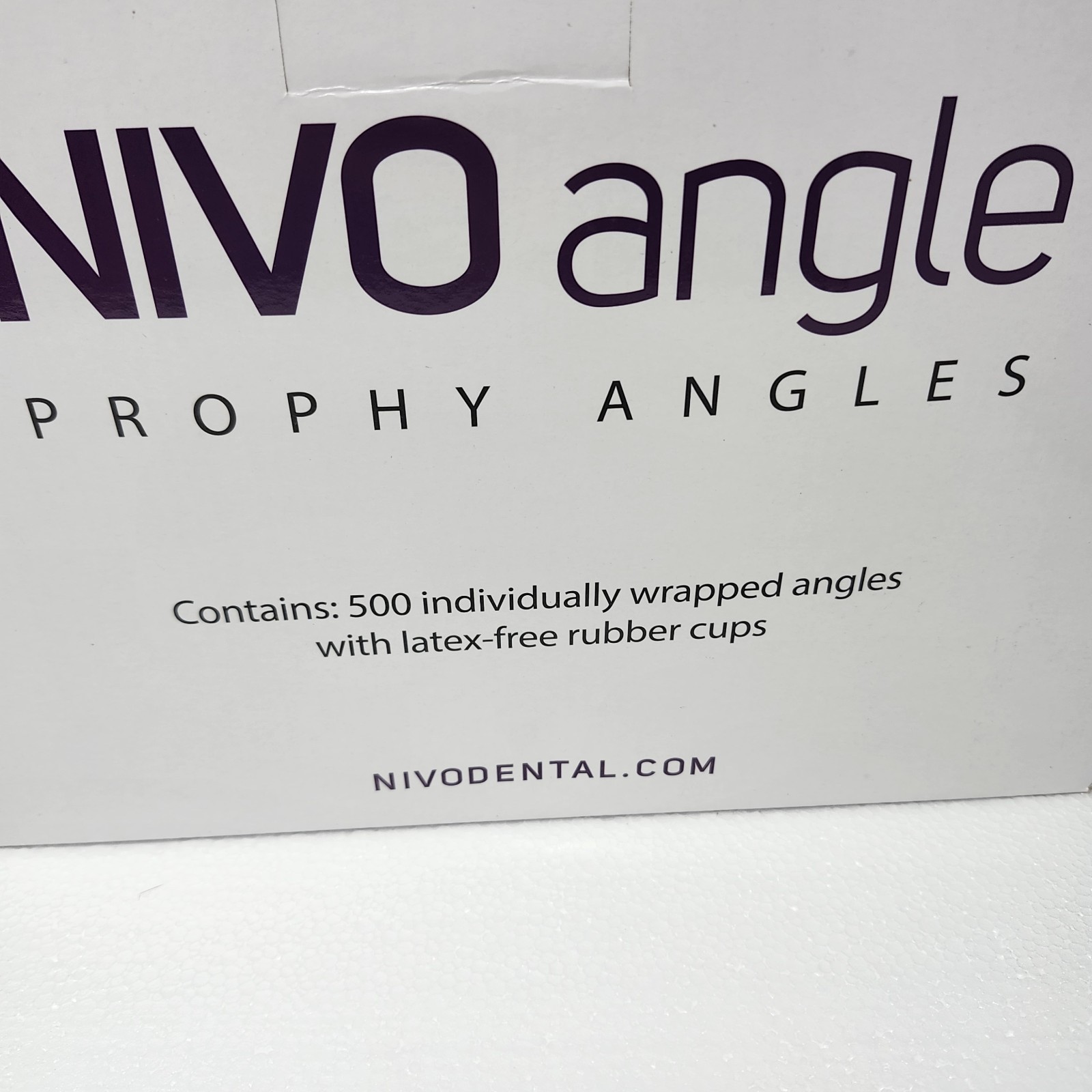 500 Nivo Disposable Prophy Angles White Soft Latex Free Individually Wrapped