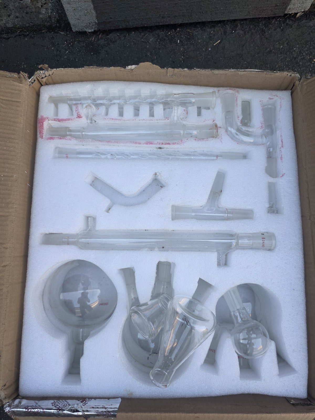GLASSWARE KIT 20 Piece VEVOR DISTILLATION