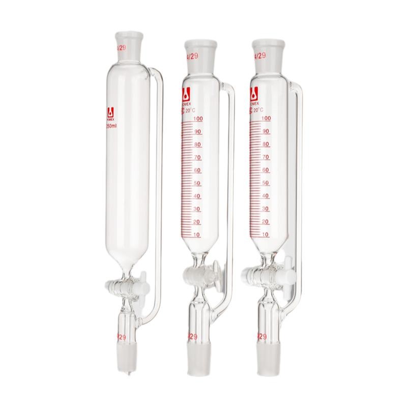 Precision Lab Glass Funnel 10ml-2000ml Constant Pressure with Glass Piston