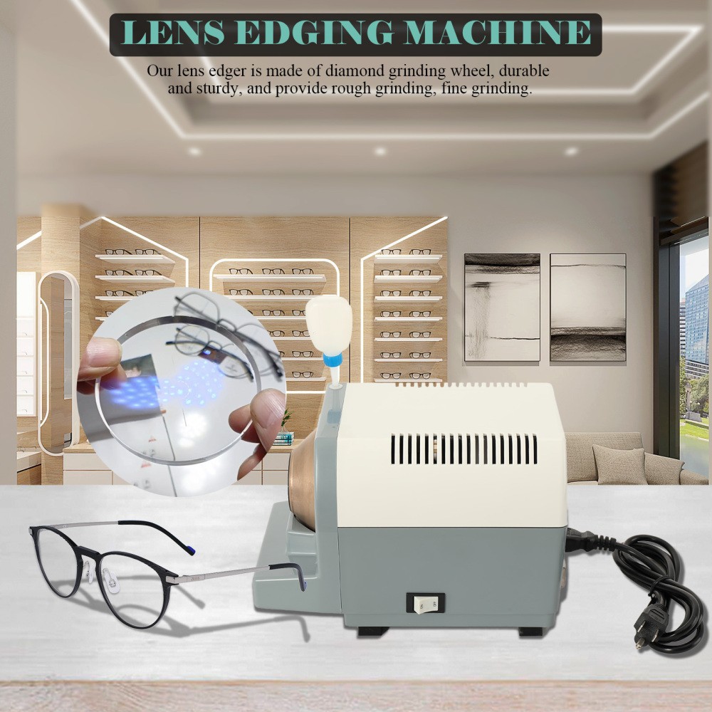 110V 75W Lens Edging Machine Optical Precise Grinding Machine Hand Edger