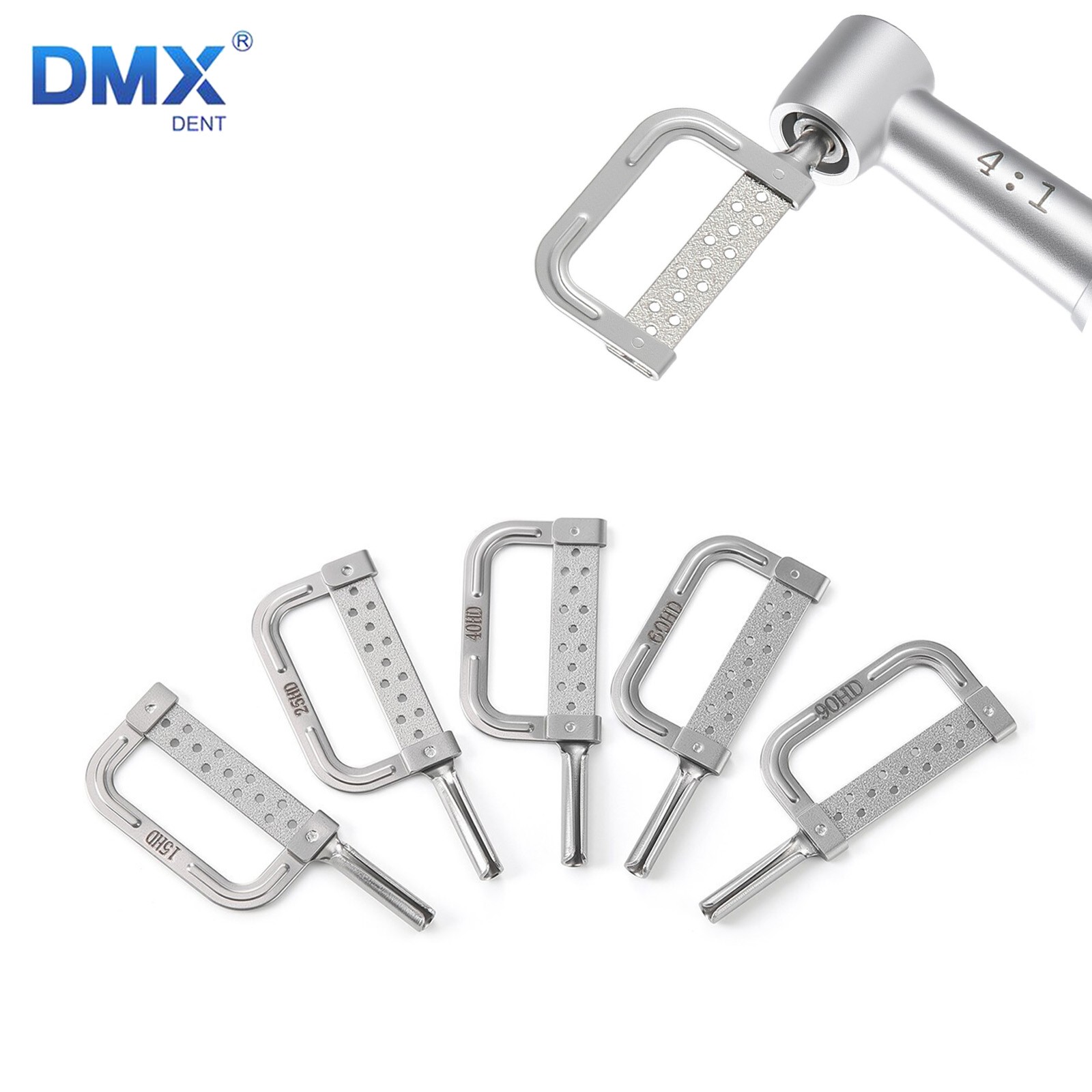 Dental Orthodontic 4:1 Contra Angle Interproximal Enamel Strips Kit EVA IPR