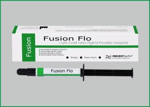 Fusion Flo Light Cured Kit Universal Nano Flowable Dental Composite 1X Syringe