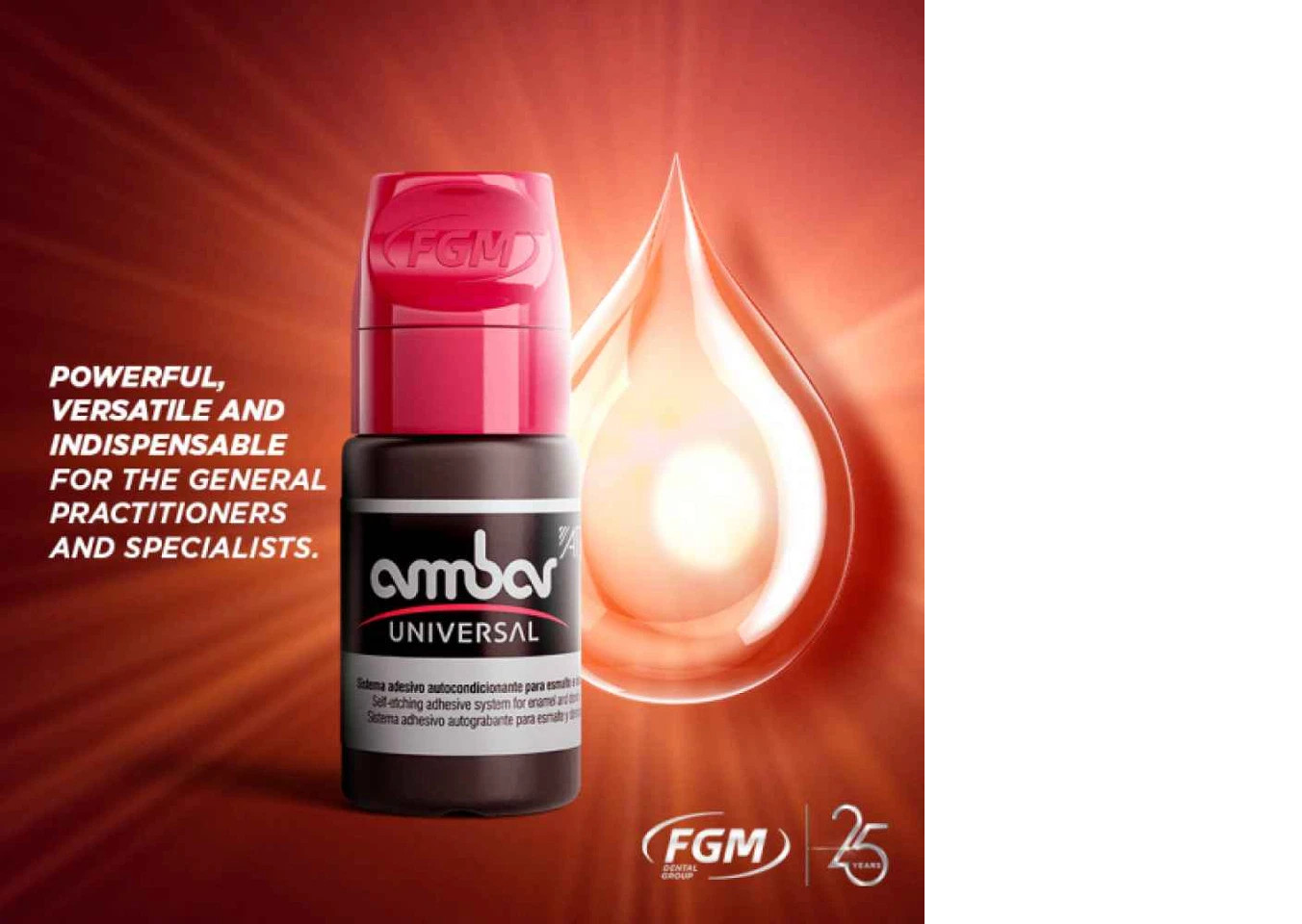 FGM Ambar UNiversal APS Dental Single Bond Universal 5mL Bottle ( Free Ship )