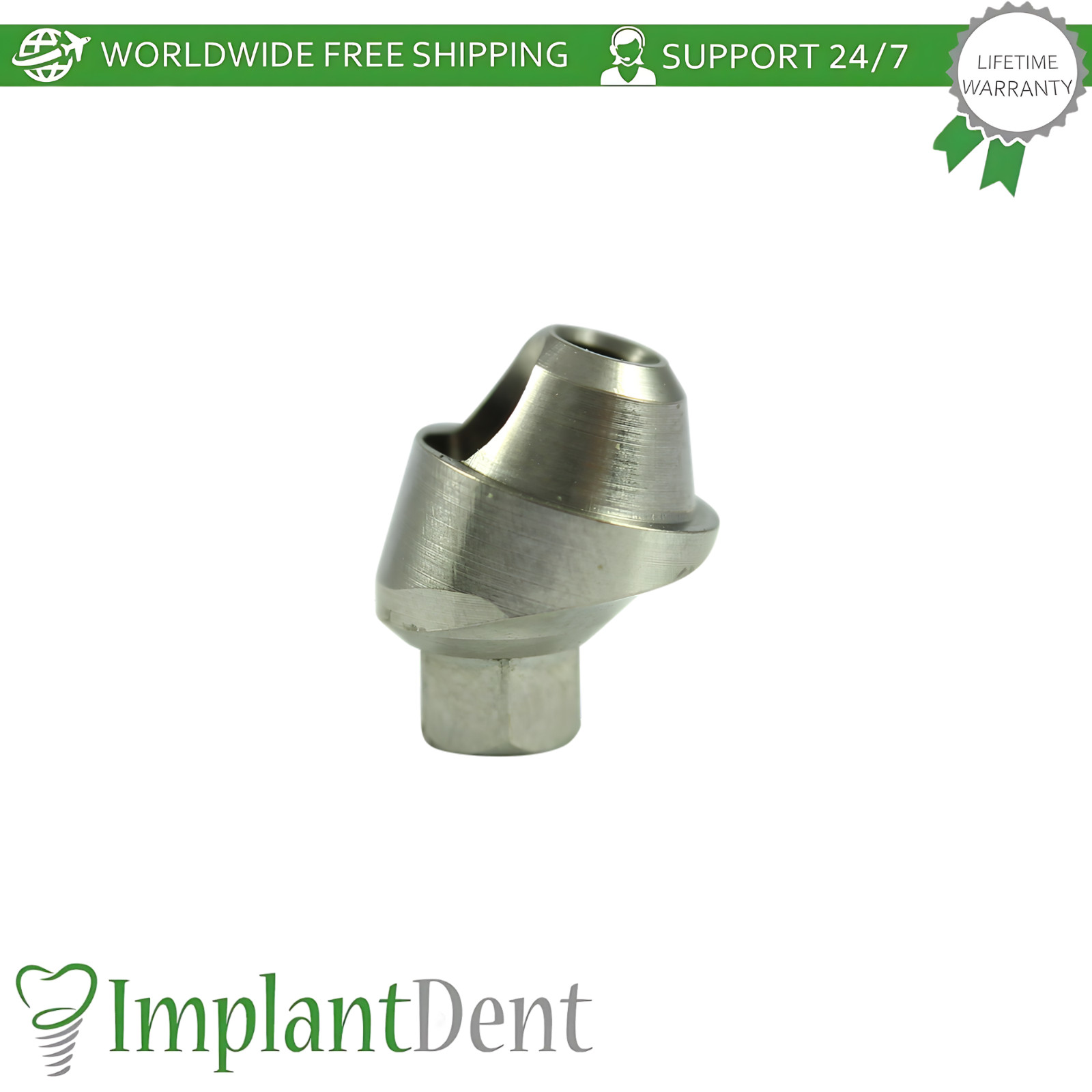 Angulated Multi Unit Ø4.8mm Prosthetic SP 17° MIS Compatible Int Hex 2.45mm