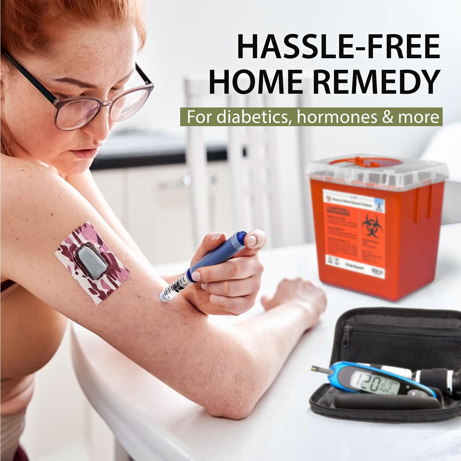 Sharps Container, Sharps Containers for Home Use, Needle Disposal Containers, Sh
