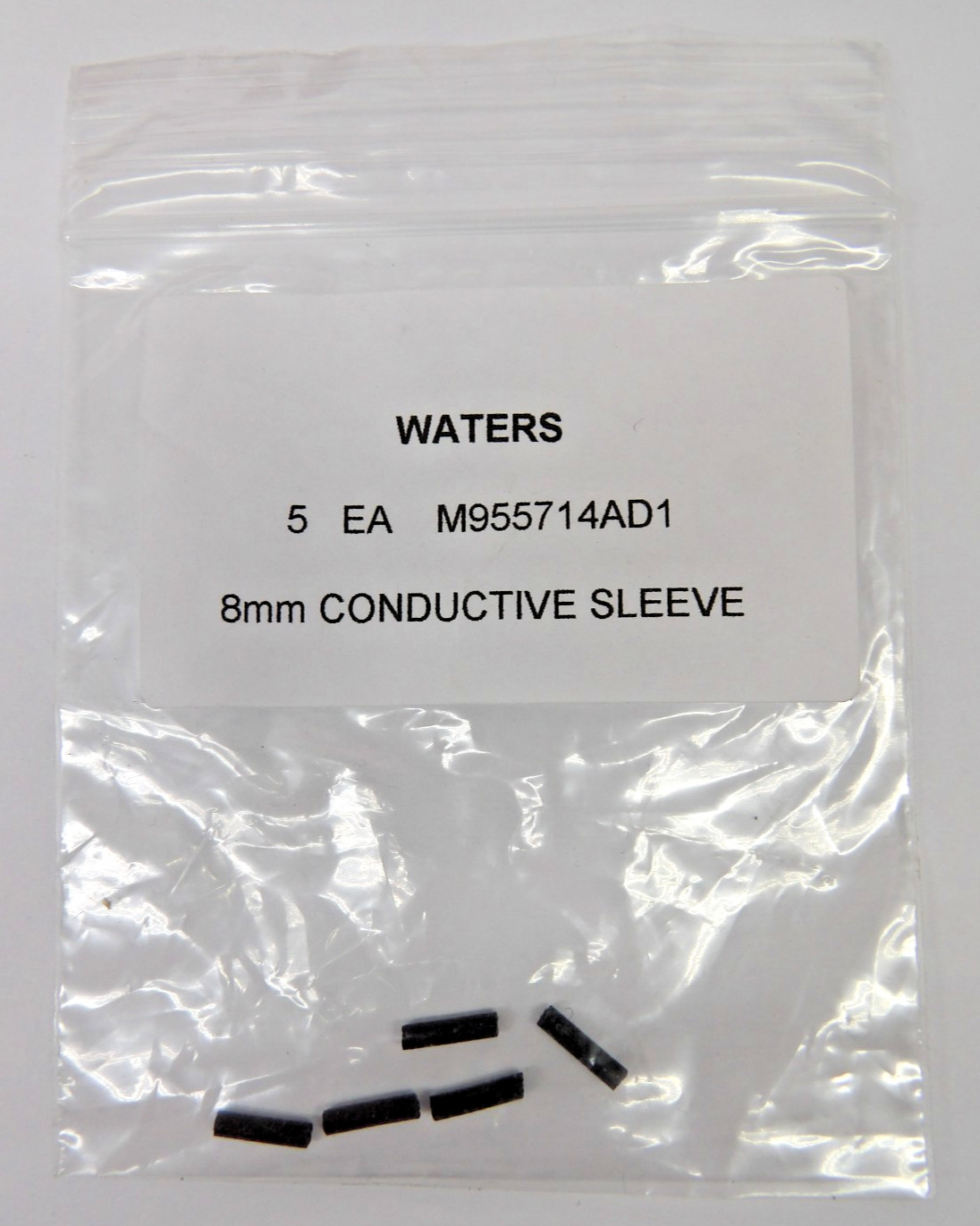 Waters Part No. M955714AD1 8mm Conductive Sleeve, Qty: 5