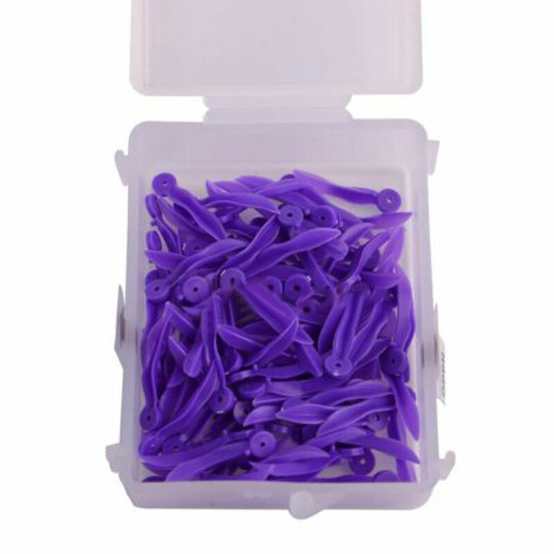 100Pcs Dental Disposable Plastic Wedge with Holes L Sizes Wave Poly-Wedge