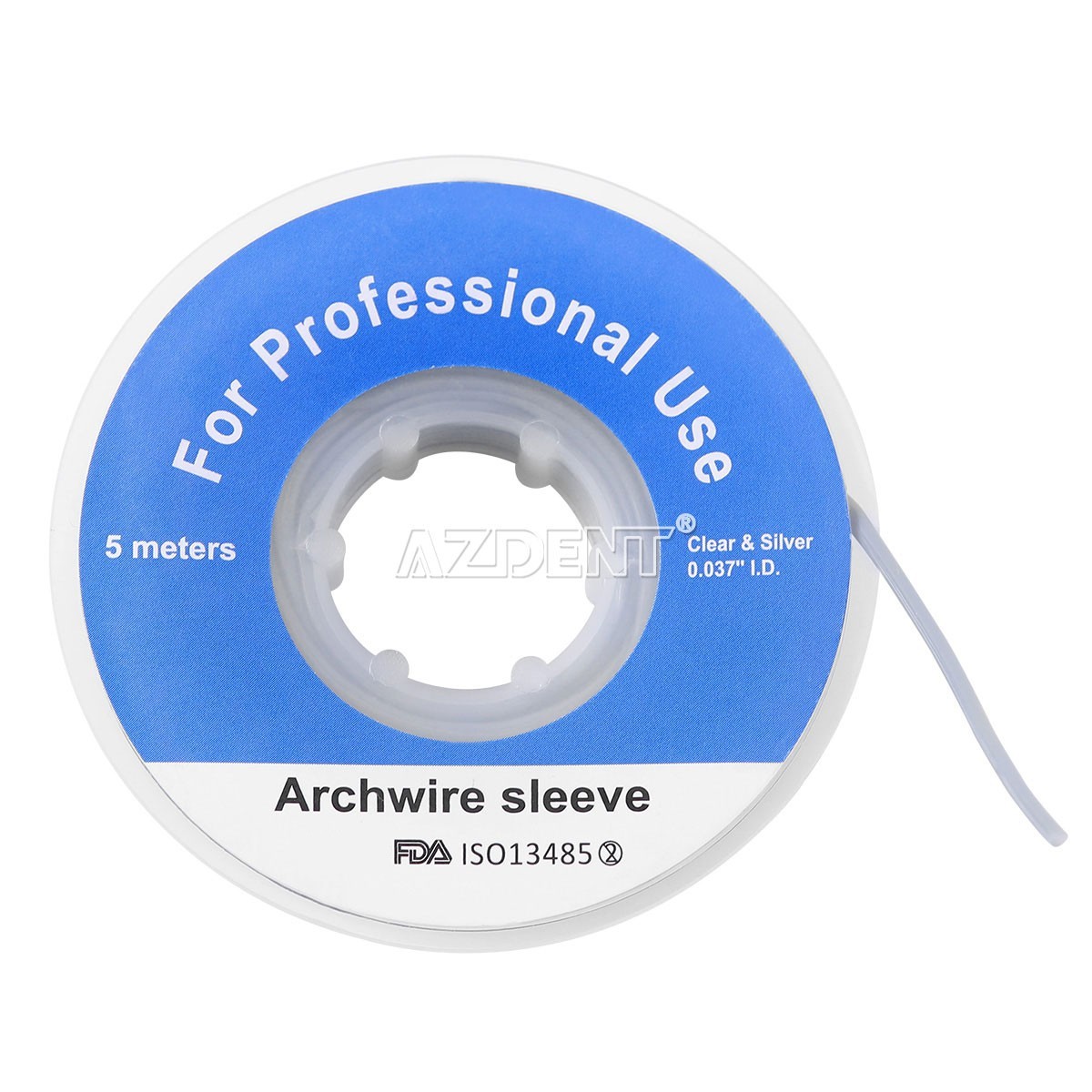 Dental Orthodontic Archwire Sleeve Elastic Protective Tube Wire Brackets 5m