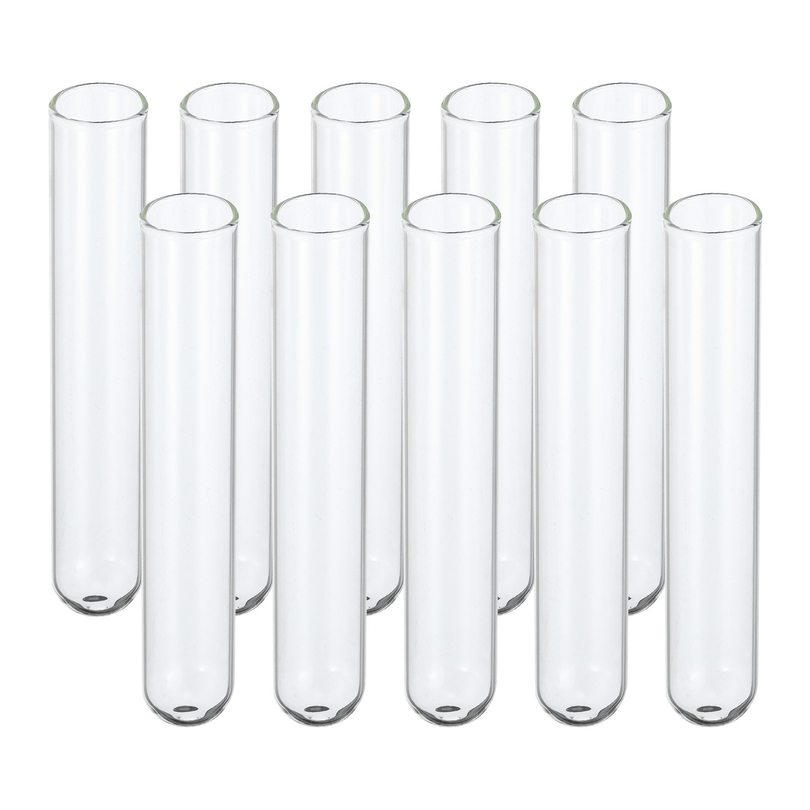 10ml Test Tubes, 30pcs 3.94×0.59in Glass Test Tube Containers