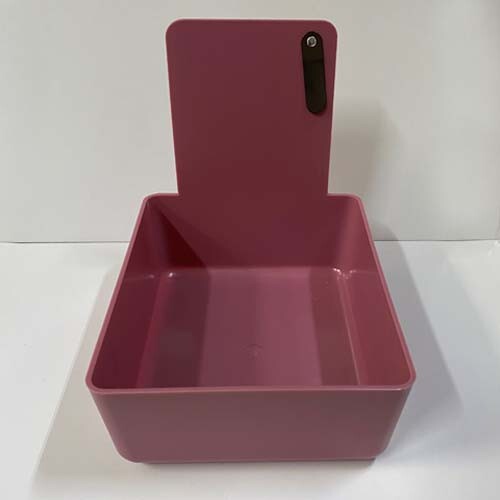 Mauve Dental Lab Pan w/ Stainless Steel Clip 12pk 7″ x 5¾» x 2½» Made in the USA
