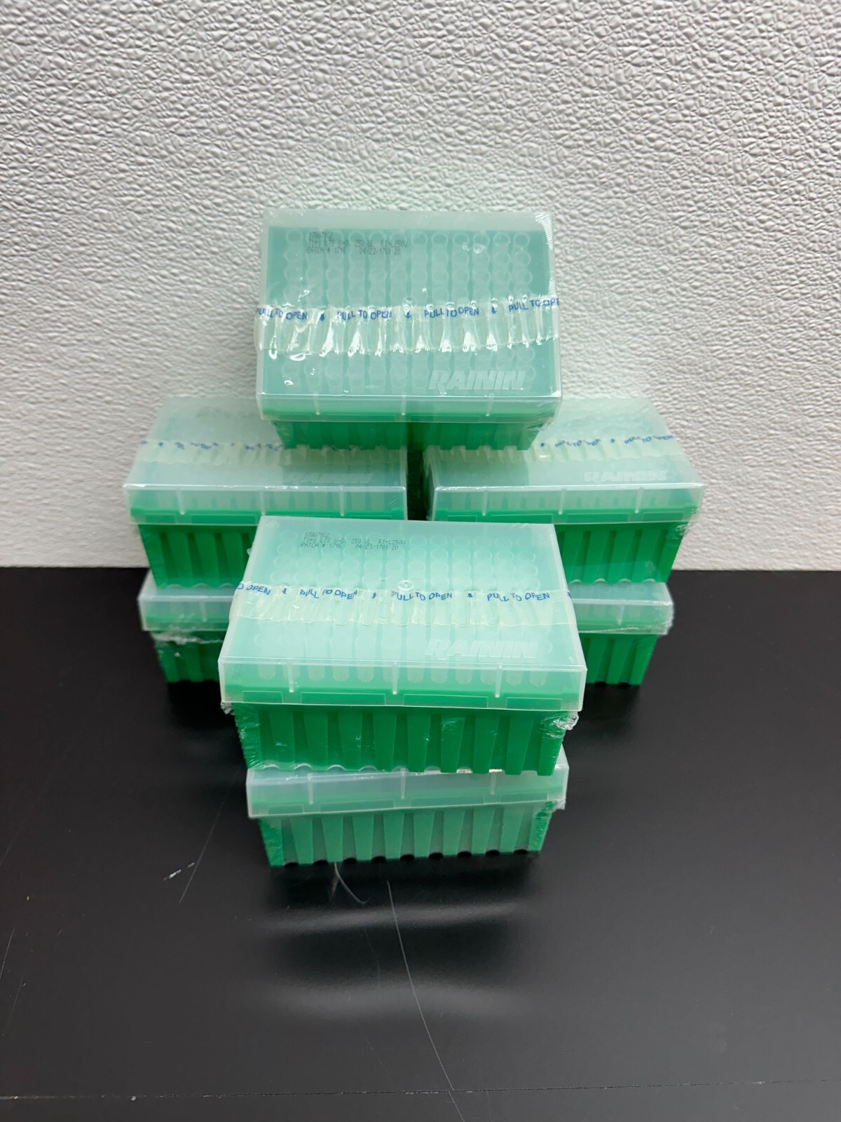 Lot of 7 Mettler Toledo Rainin REF 17007102 Pipette Tips 250uL RT-L250W