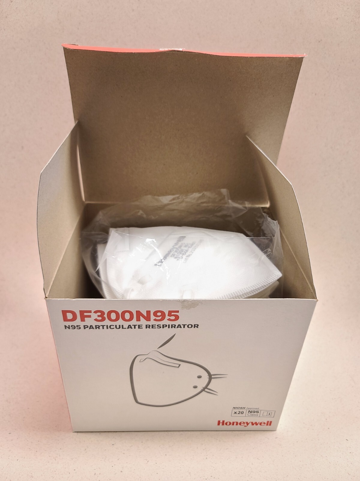 Honeywell DF300 N95 Flatfold Disposable Respirator- Box of 20