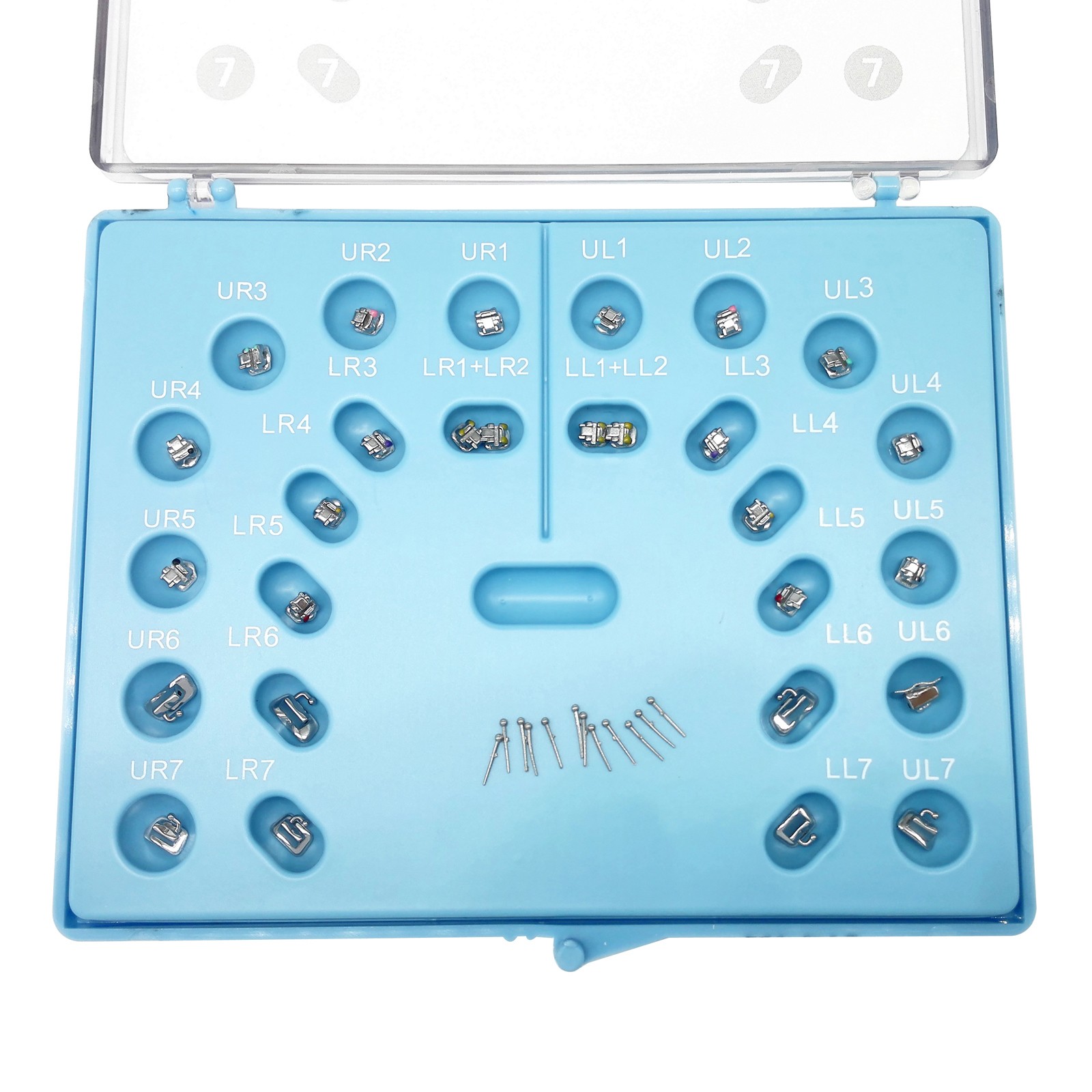 Dental Orthodontic ORMAER Self-Ligating Bracket&Buccal Tube Roth MBT 022