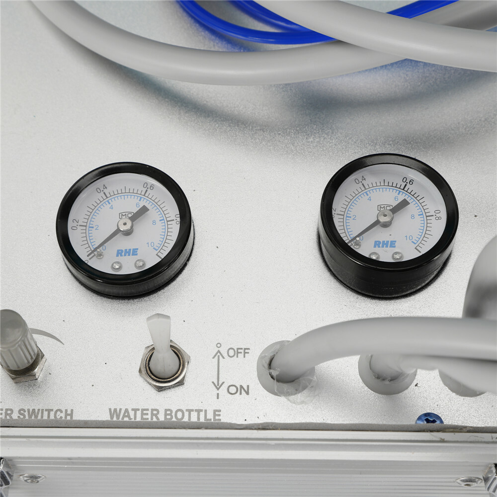 Portable Dental Delivery Unit: Rolling Box with 4 Holes Air Compressor Suction