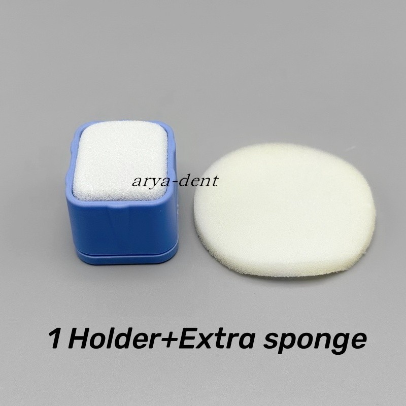 4pcs Autoclavable Dental Endo Files Holder Root Canal File Stand Cleaning Sponge