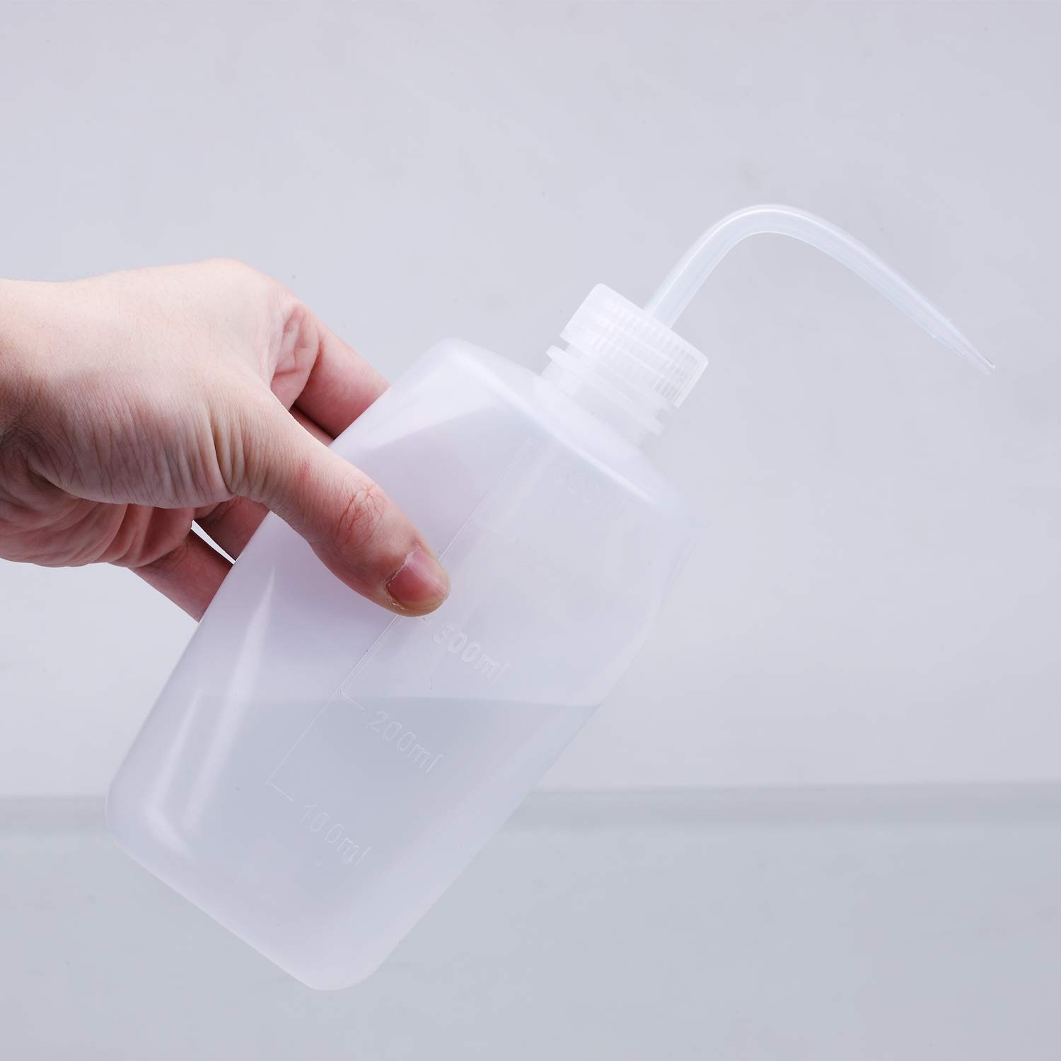 Young4us Wash bottle, 3 Pack LDPE Squeeze Bottles, Safe Plastic Low white