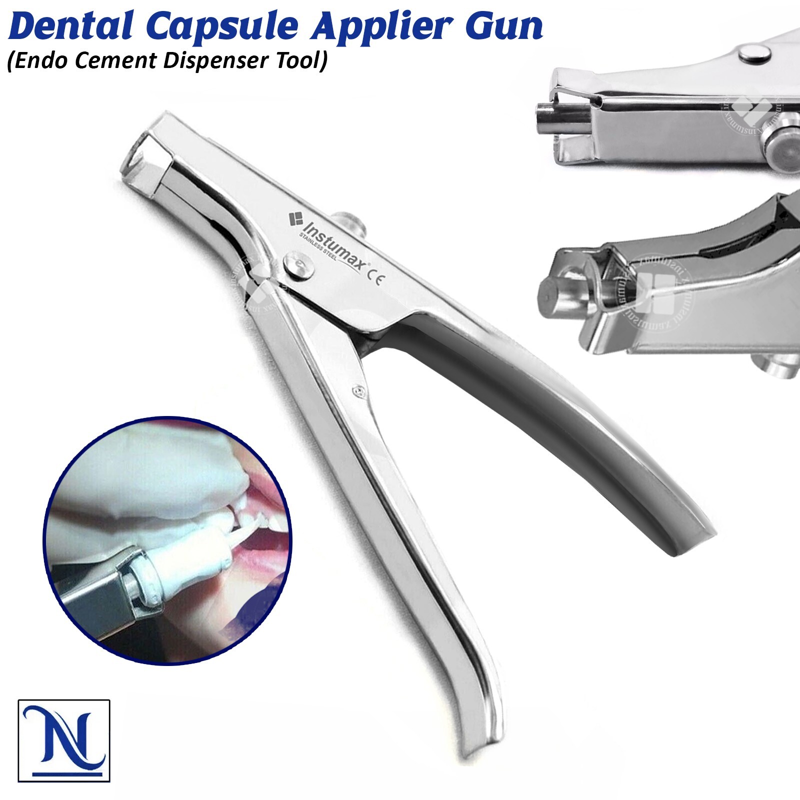 Dental Capsule Applier Applicator Fuji & SDI Compatible, Autoclavable INSTUMAX