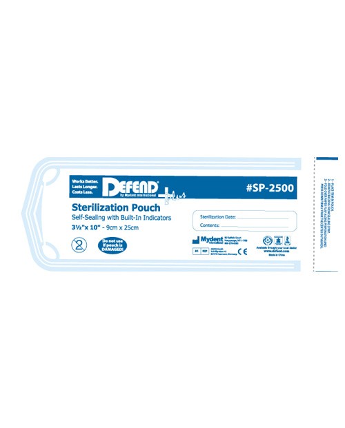 Mydent SP8000 Defend Self Sealing Sterilization Pouches 13″ X 20″ 200/Bx