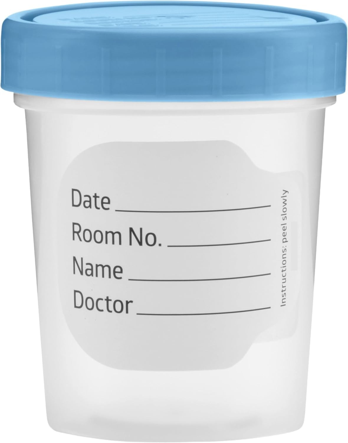 Vakly Specimen Cups with Screw-On Lids 4 oz (10 Pack) – Clear
