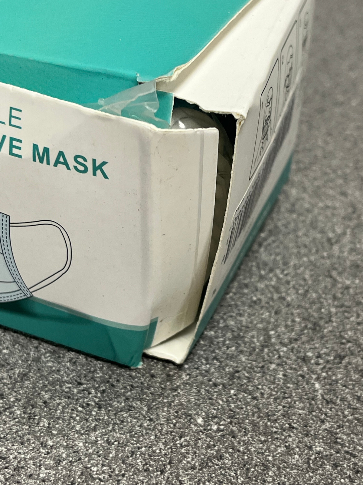 50pcs/pack Blue DINAWEISI Disposable protective mask non-medical Face Mask