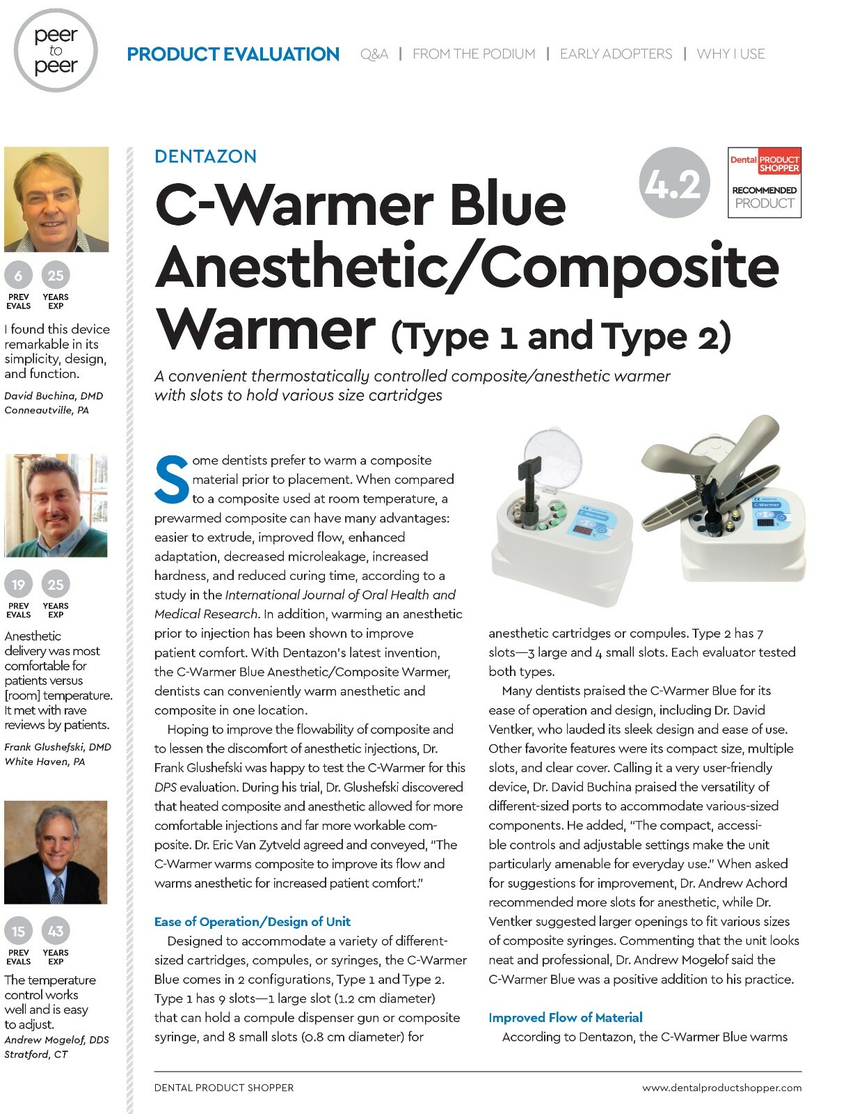 [DXM] C-Warmer Dental Composite Resin Compule Anesthetic Cartridge Warmer