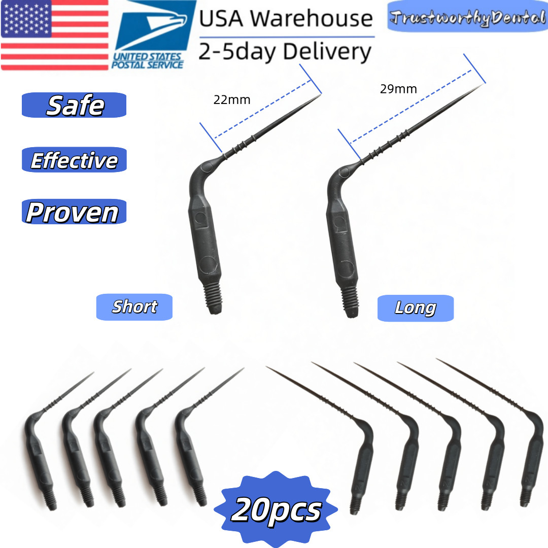 USA 20Pcs Dental Sonic Powered Irrigation Tips For KaVo Scaler Fits VDW EDDY LS