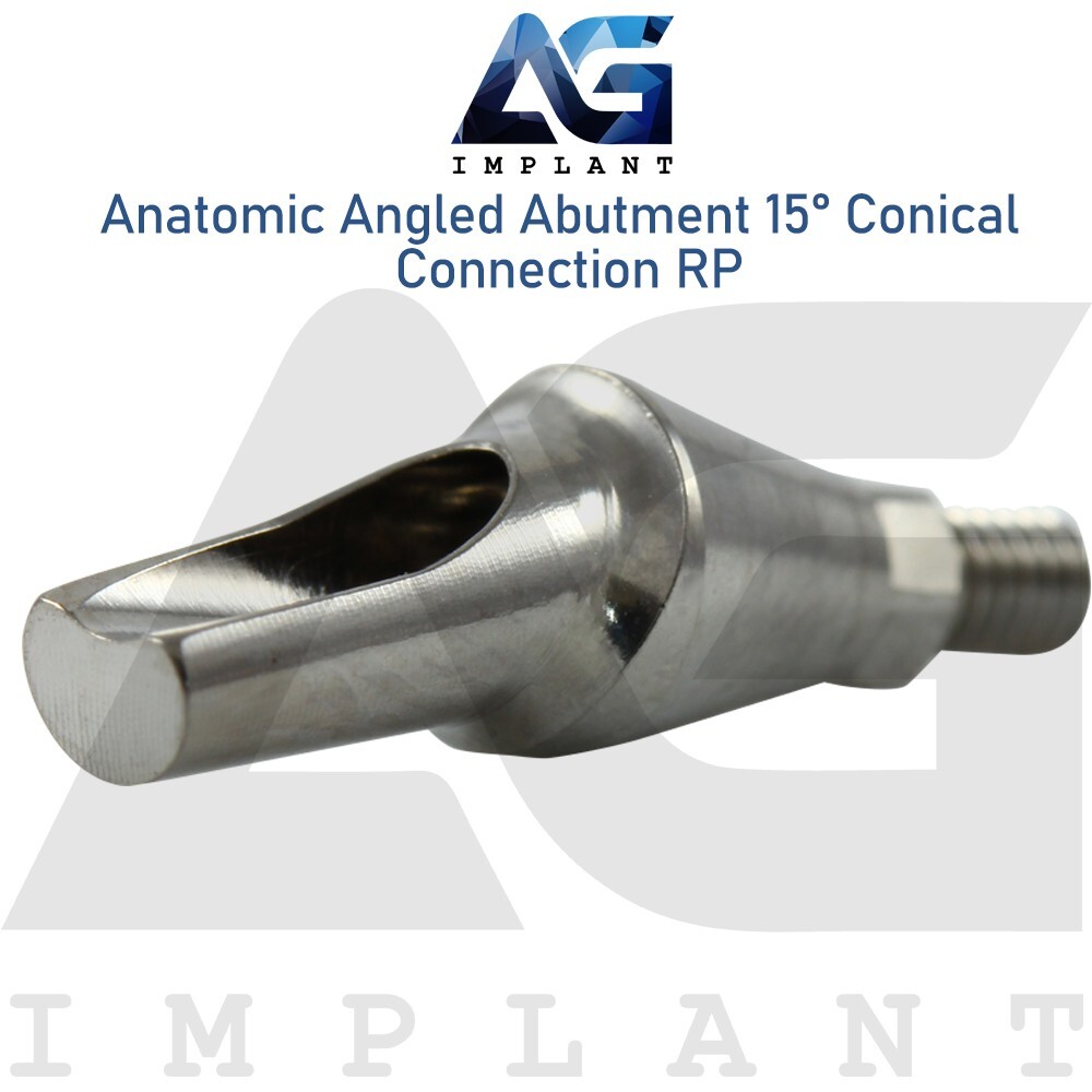 10x Titanium Anat0mic Angled Prosthetic 15° Regular Platform RP Int Hex 2.65mm