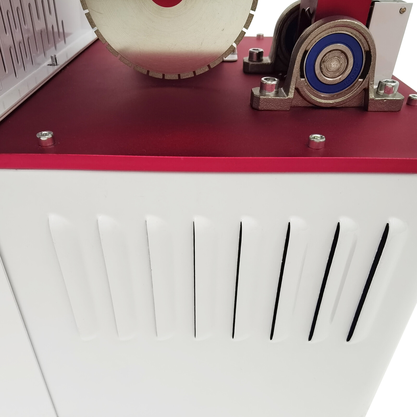 Lab Electric Gypsum Cutting Machine with Dust Removal Function Down-cutting 110V