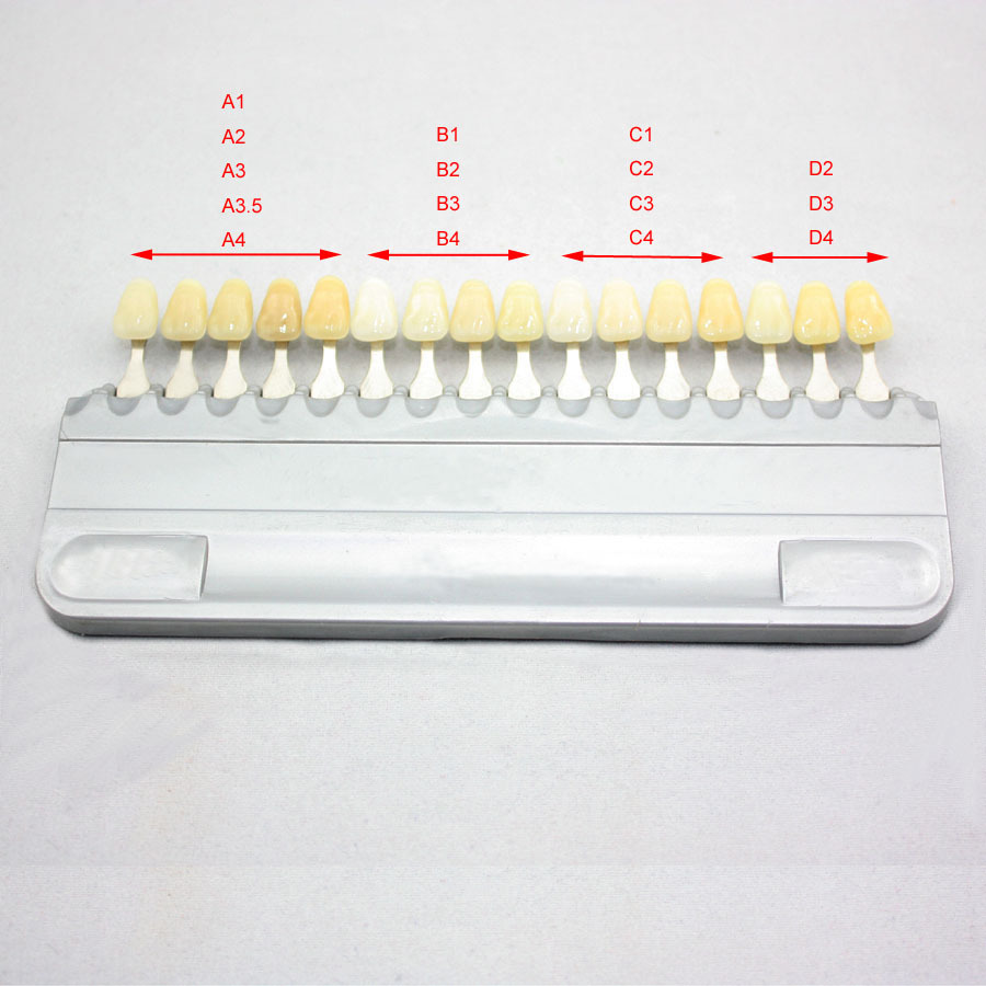 New Dental Porcelain 16 Colors Shade Guide Teeth Dentist Lab Equipment