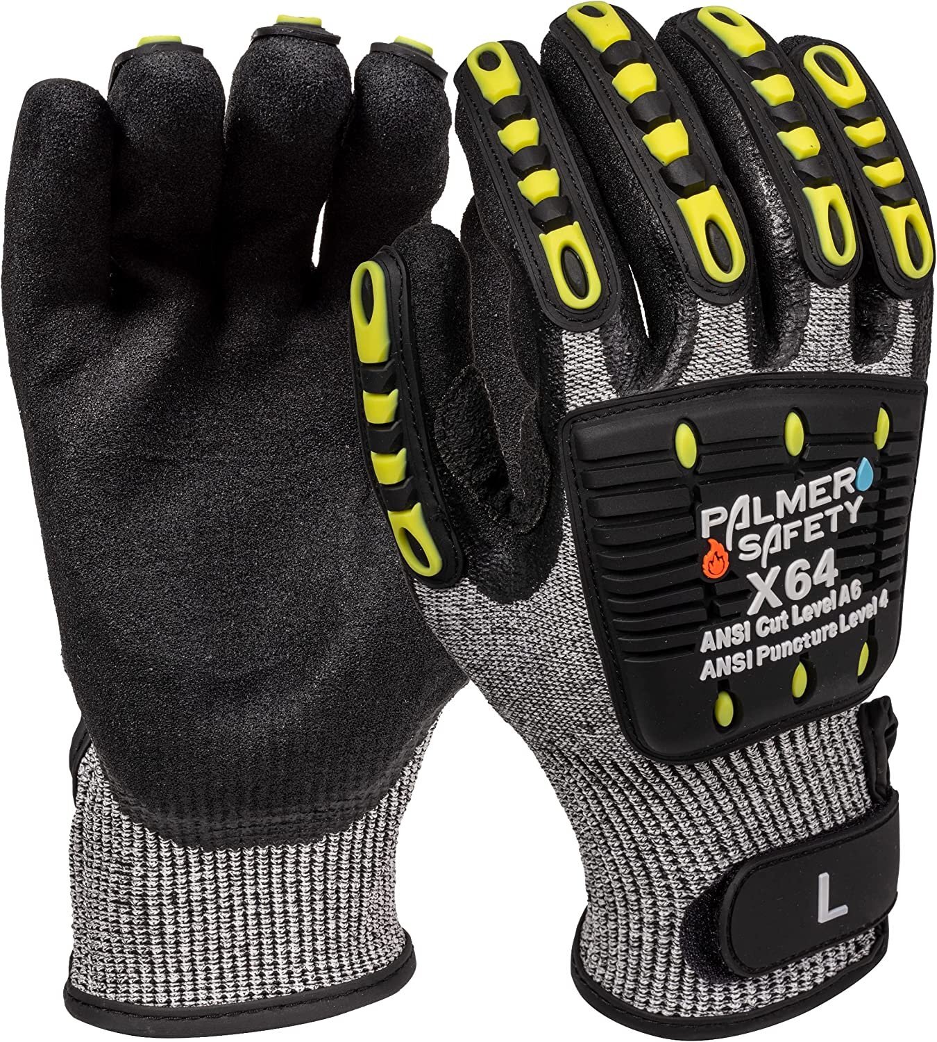 ATERET General Utility Work Gloves, Cut & Impact Protection, Lightweight &…