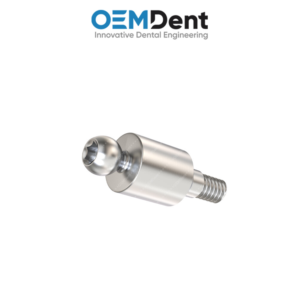 Straight Ball Attachment Slim Platform – GDT® Int Hex 2.0mm Compatible
