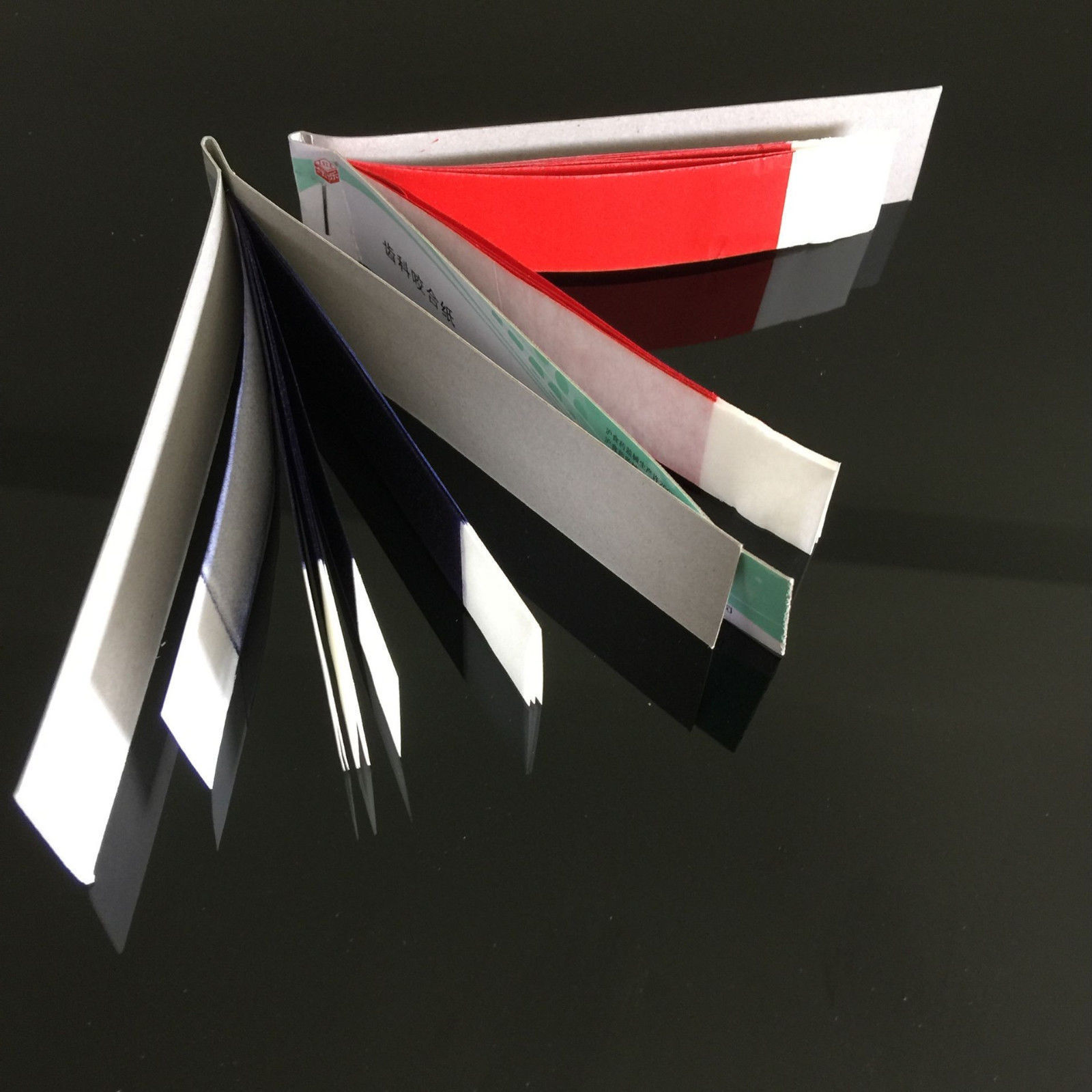 Dental Articulating Paper Practical Soft Thin Strips Red/ Blue 10 Sheet *20 Book