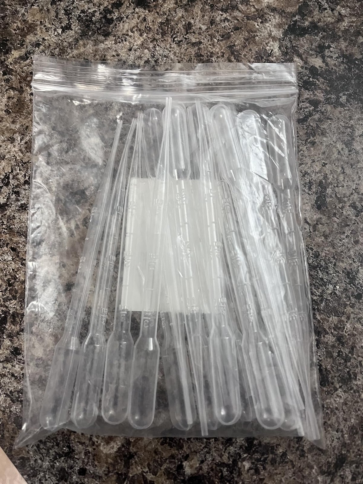 20 Pcs 3Ml Disposable Plastic Transfer Pipettes Calibrated Dropper for Science