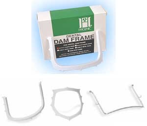 Hygenic 5′ U-shaped Plastic Rubber Dam Frame – Radiolucent, for 5′ x 5′ Dam